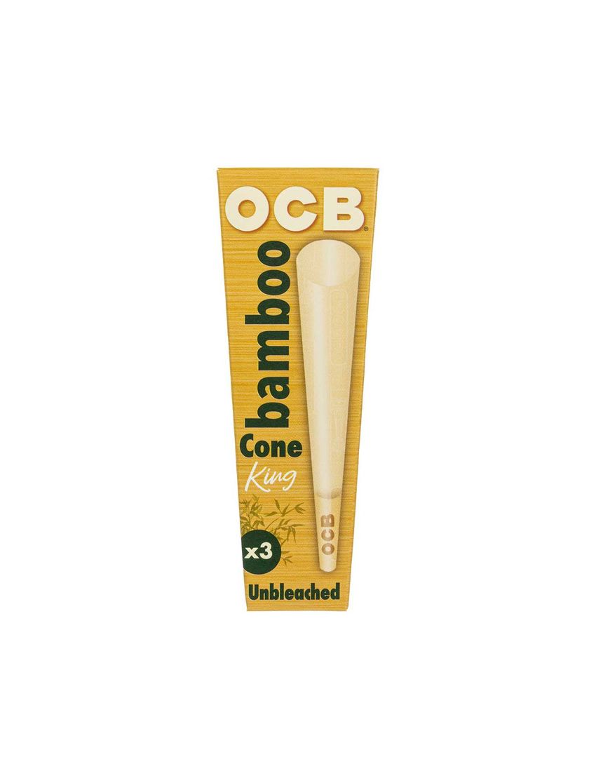 OCB BAMBOO CONE KING SIZE 3 PACK