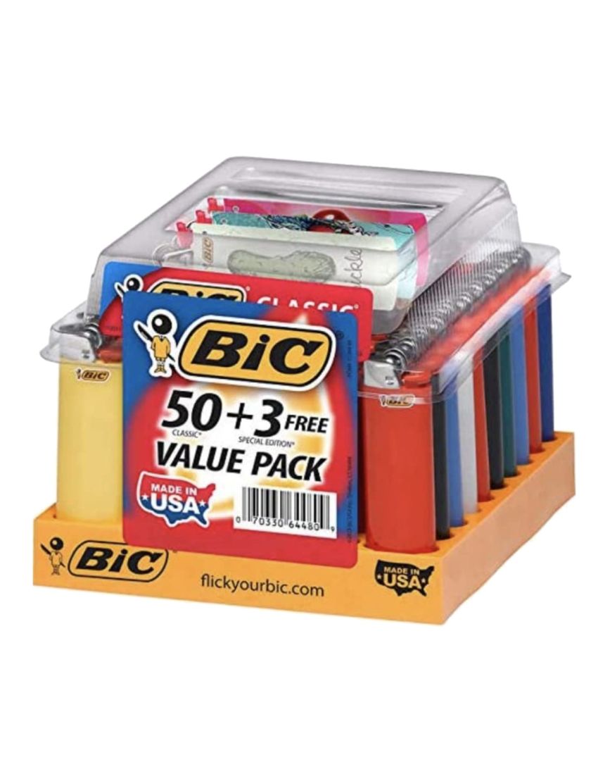 BIC 50 + 3 LIGHTERS VALUE PACK