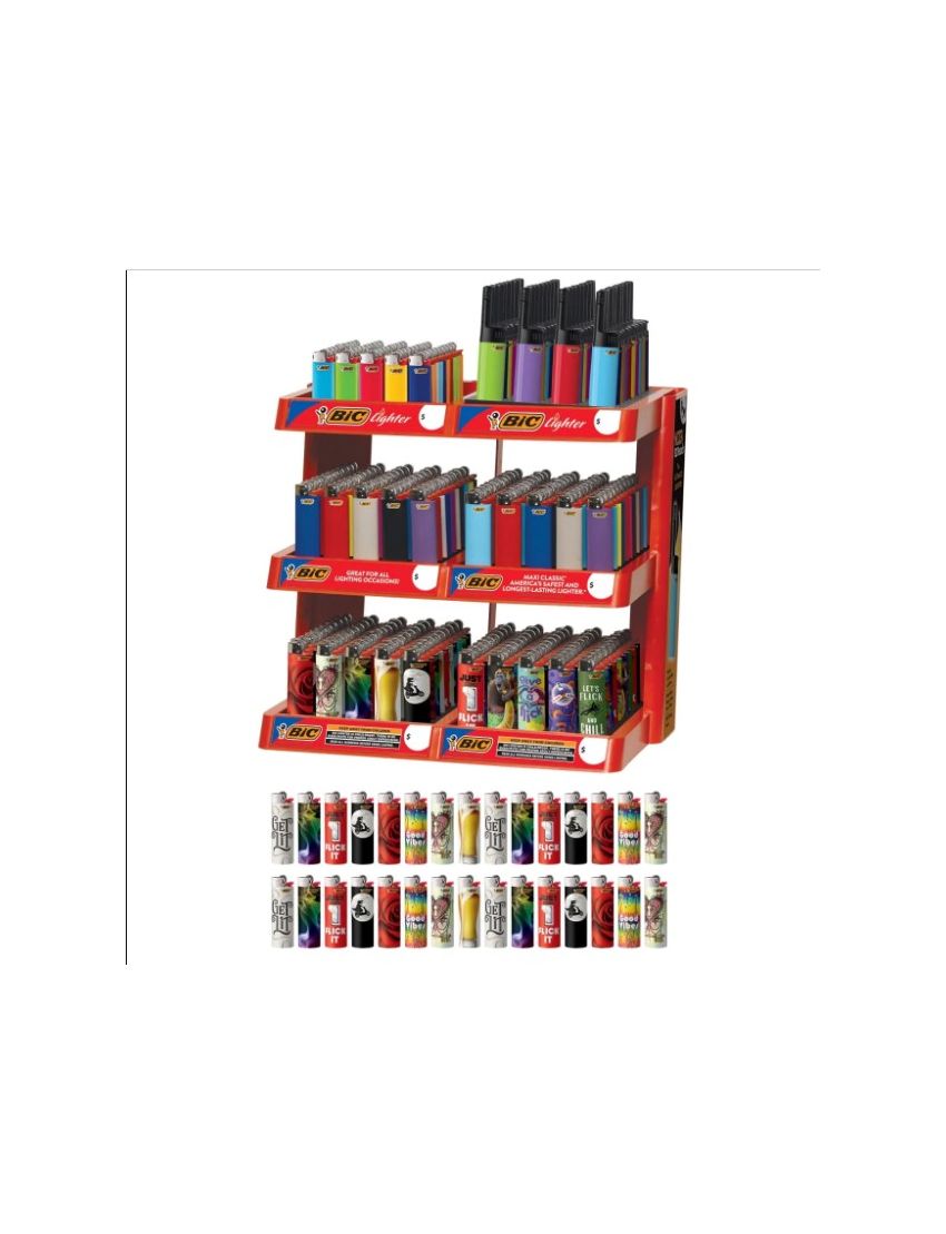 BIC 6 TIER DSP W/30FREE LIGHTERS