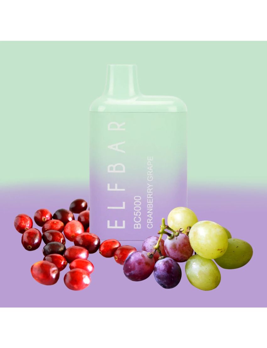 ELF BAR BC5000 5% RECHARGEABLE DISPOSABLE DEVICE - 5000 PUFFS - 10 PACK