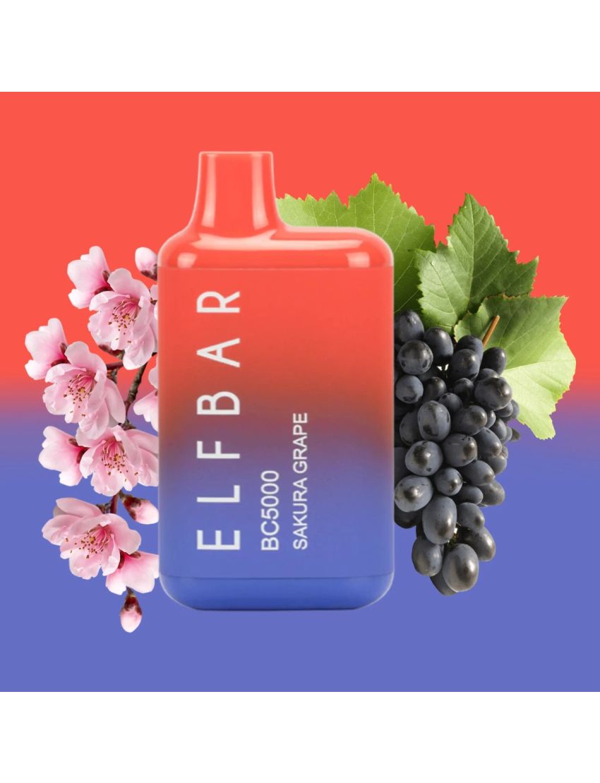 ELF BAR BC5000 5% RECHARGEABLE DISPOSABLE DEVICE - 5000 PUFFS - 10 PACK