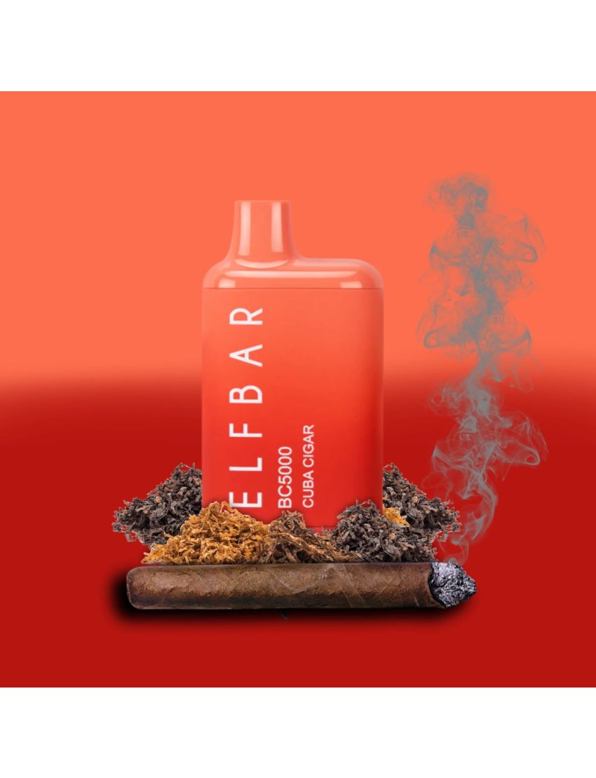 ELF BAR BC5000 5% RECHARGEABLE DISPOSABLE DEVICE - 5000 PUFFS - 10 PACK