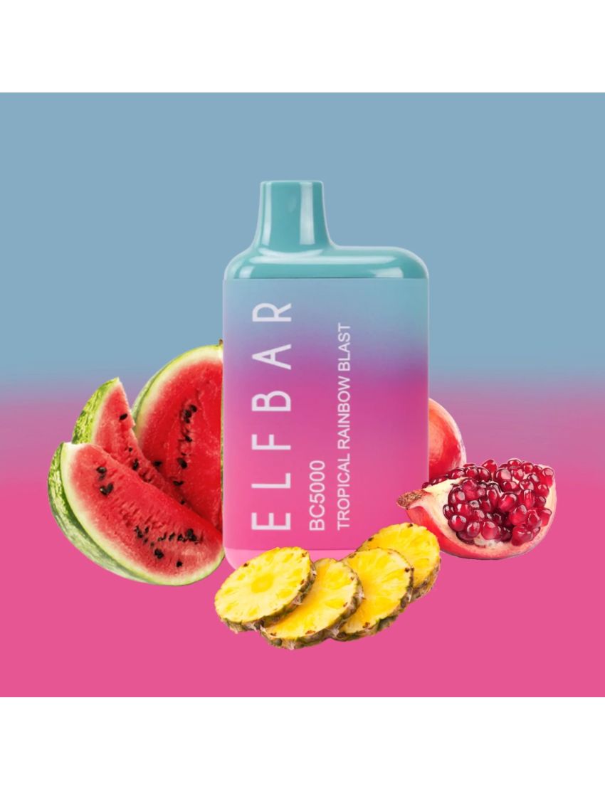 ELF BAR BC5000 5% RECHARGEABLE DISPOSABLE DEVICE - 5000 PUFFS - 10 PACK