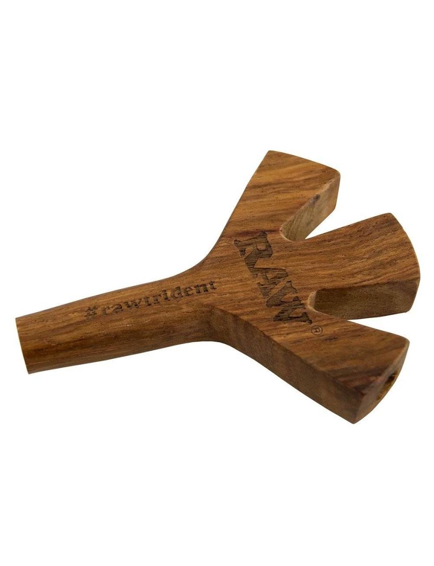 RAW CIG WOODEN HOLDER TRIDENT
