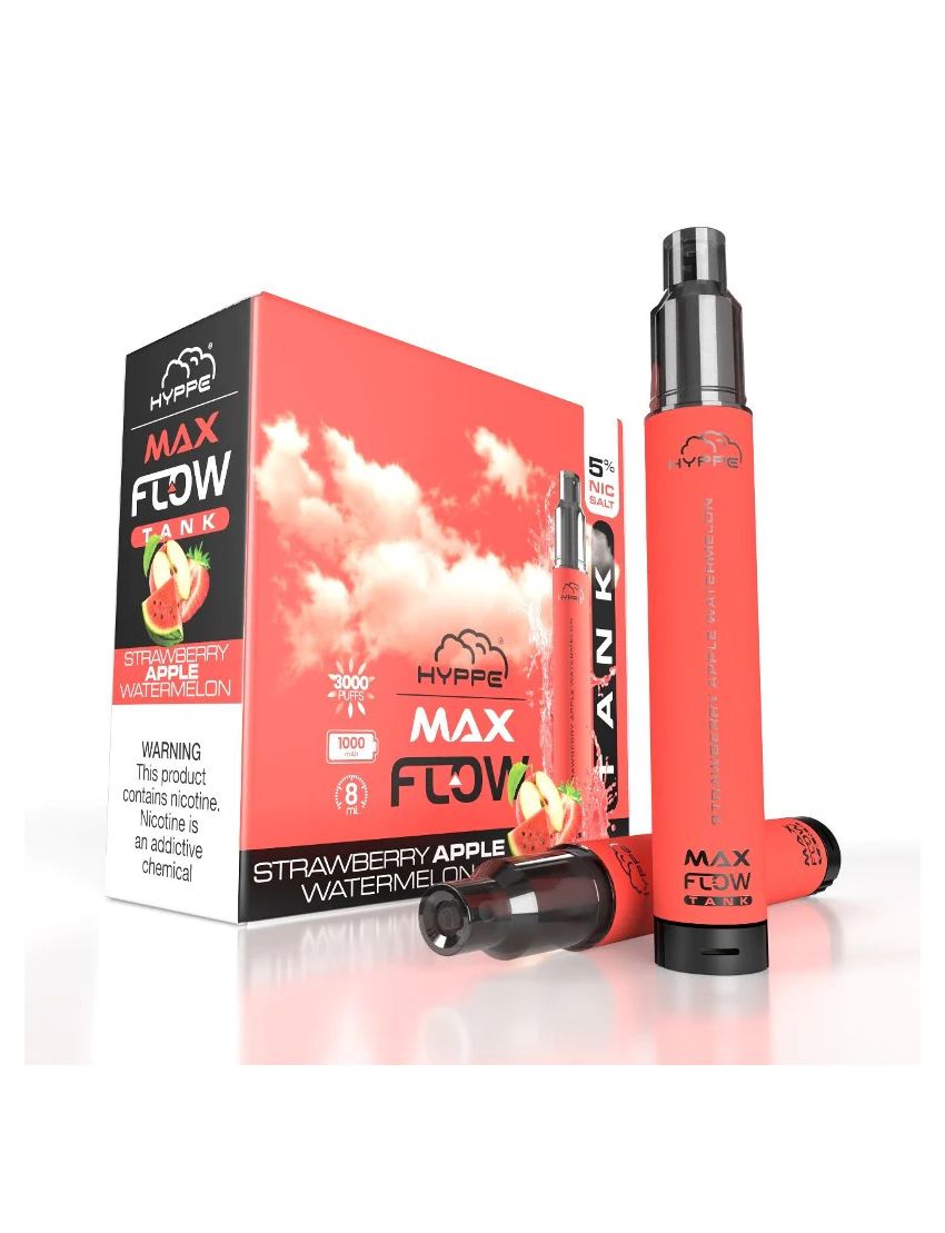 HYPPE MAX FLOW TANK 5% DISPOSABLE 3000 PUFFS 10PK