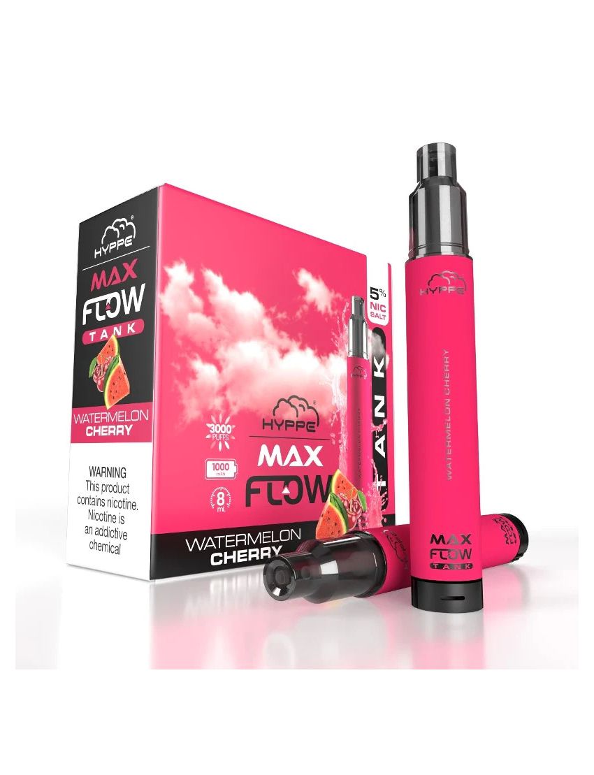HYPPE MAX FLOW TANK 5% DISPOSABLE 3000 PUFFS 10PK