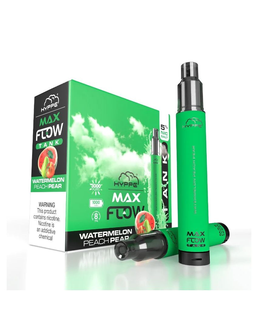 HYPPE MAX FLOW TANK 5% DISPOSABLE 3000 PUFFS 10PK