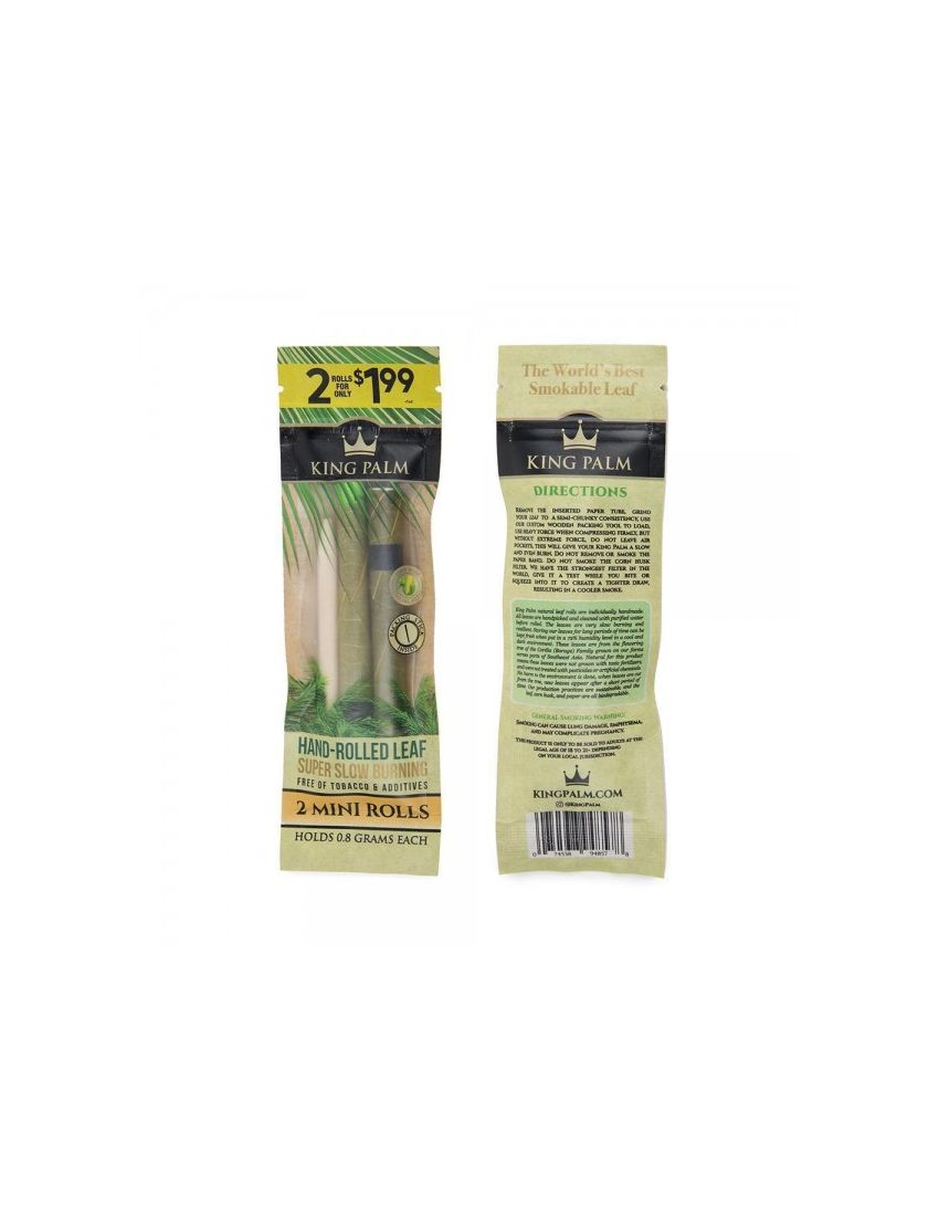 KING PALM SLIM 2 PK PRE PRICED $2.49