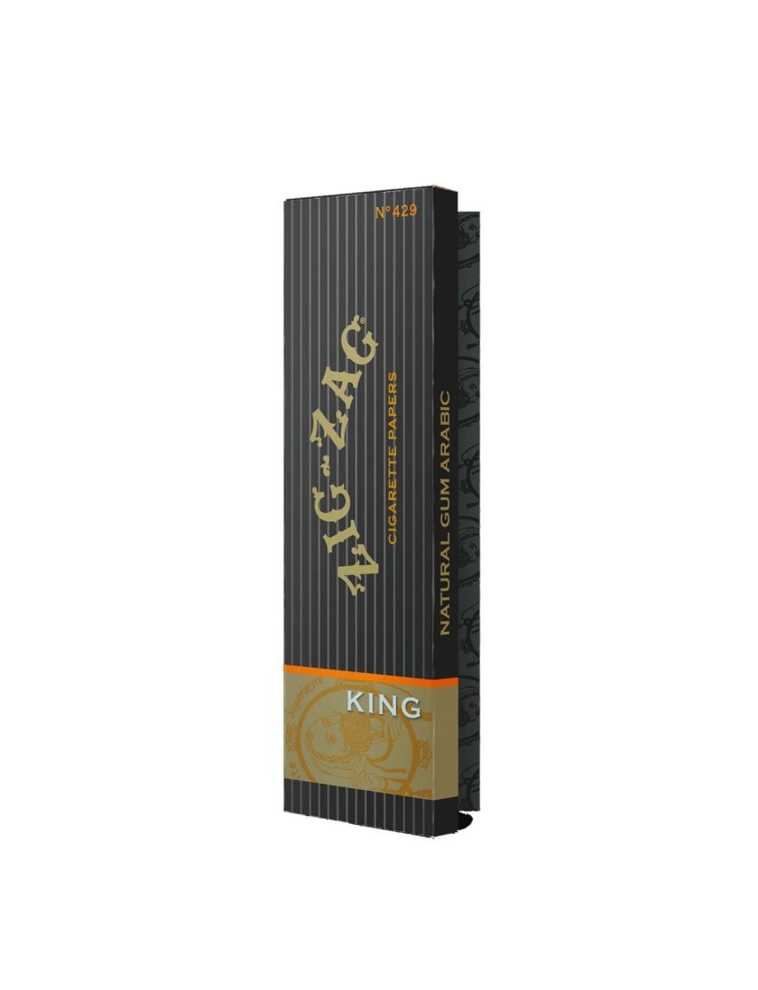 ZIG ZAG BLACK KING SIZE PAPER