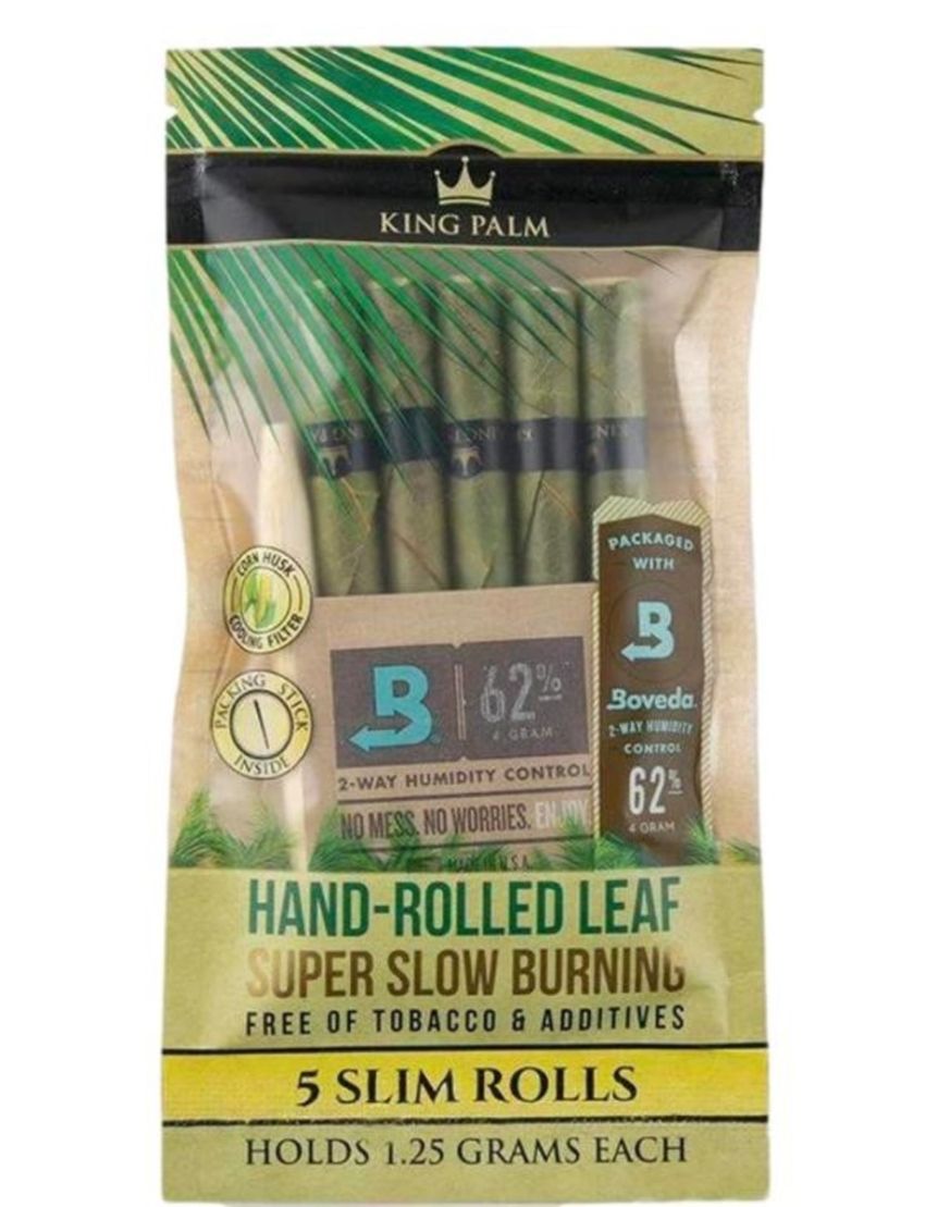 KING PALM ROLLIES POUCH 5 PK 15 CT