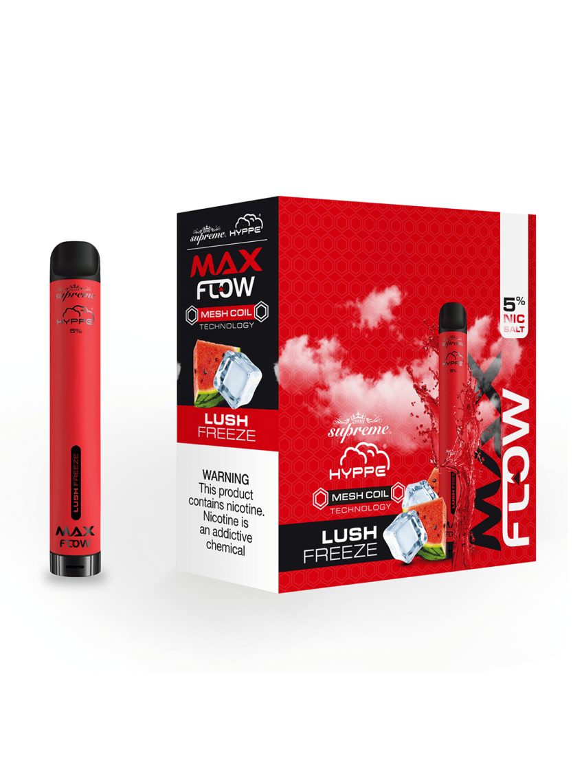 HYPPE MAX FLOW 5% DISPOSABLE 2000 PUFFS 10PK