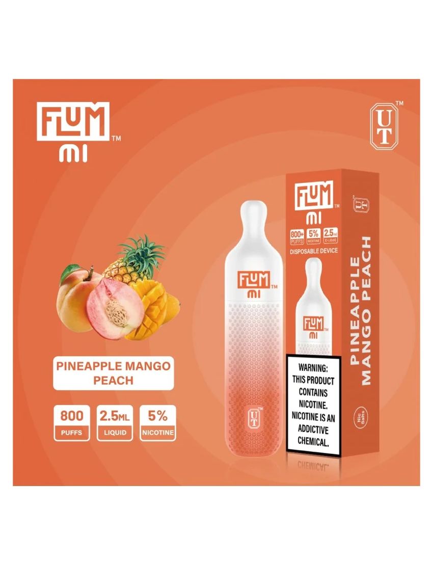 FLUM MI 5% DISPOSABLE DEVICE - 800 PUFFS - 10 PACK
