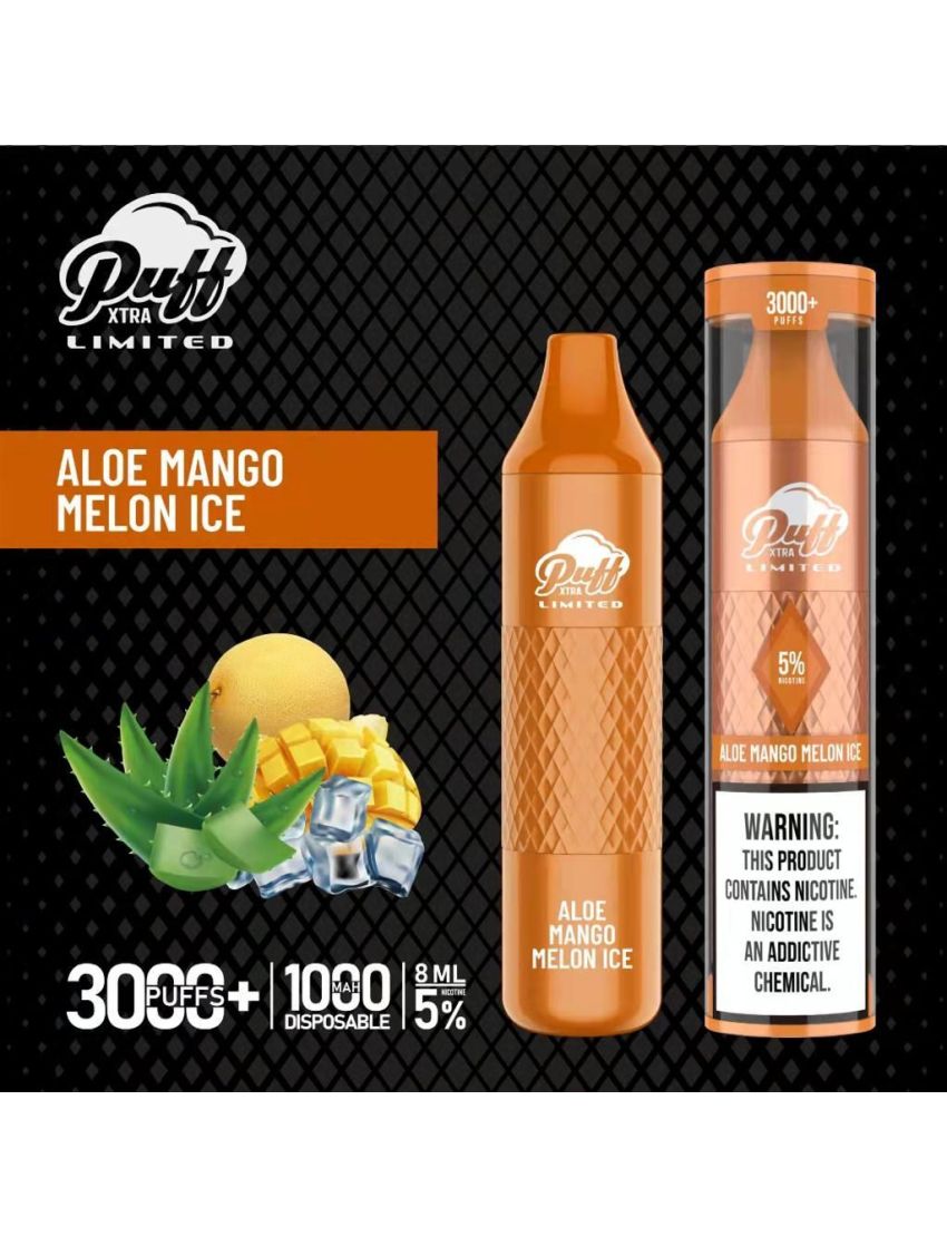 PUFF XTRA LIMITED 5% DISPOSABLE 3000 PUFFS 10PK