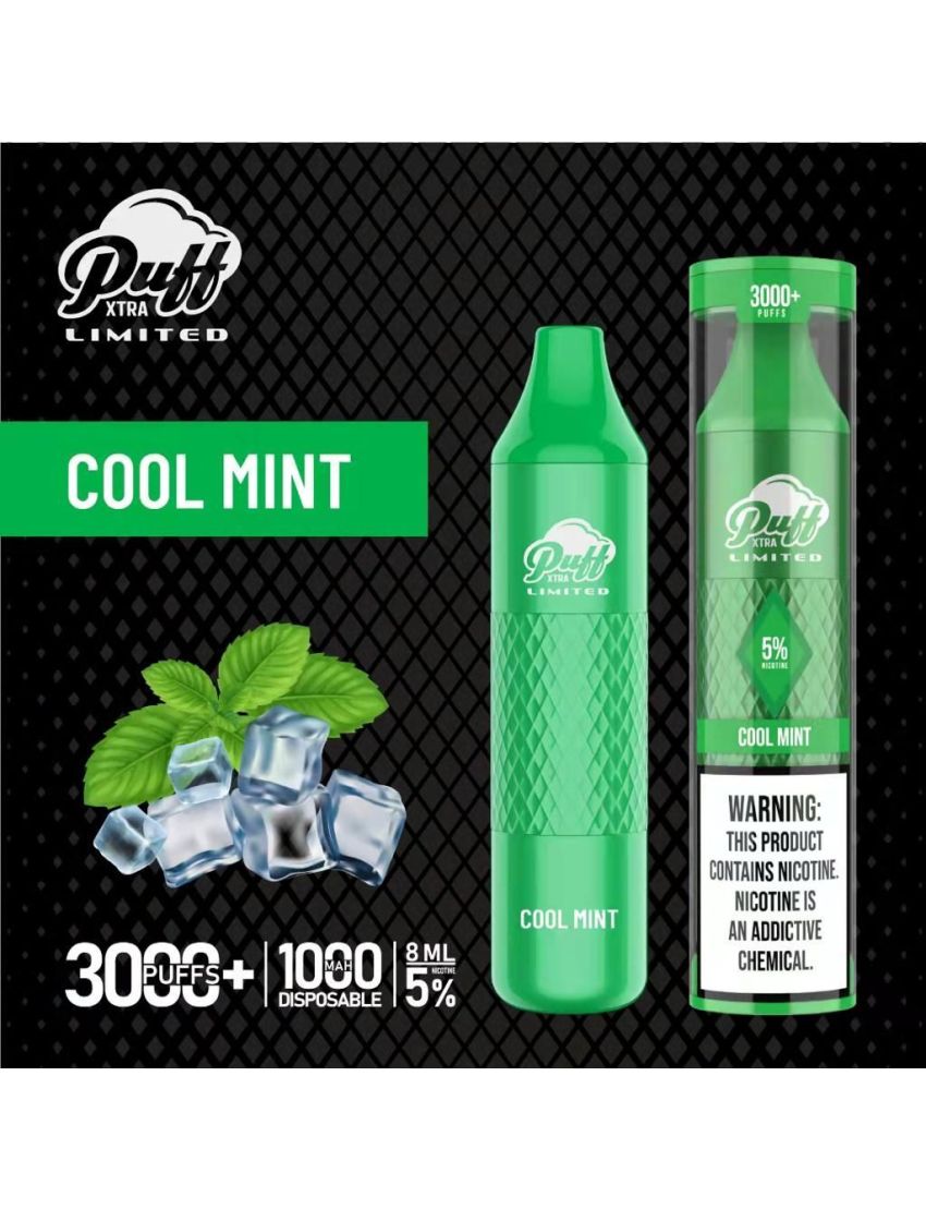 PUFF XTRA LIMITED 5% DISPOSABLE 3000 PUFFS 10PK