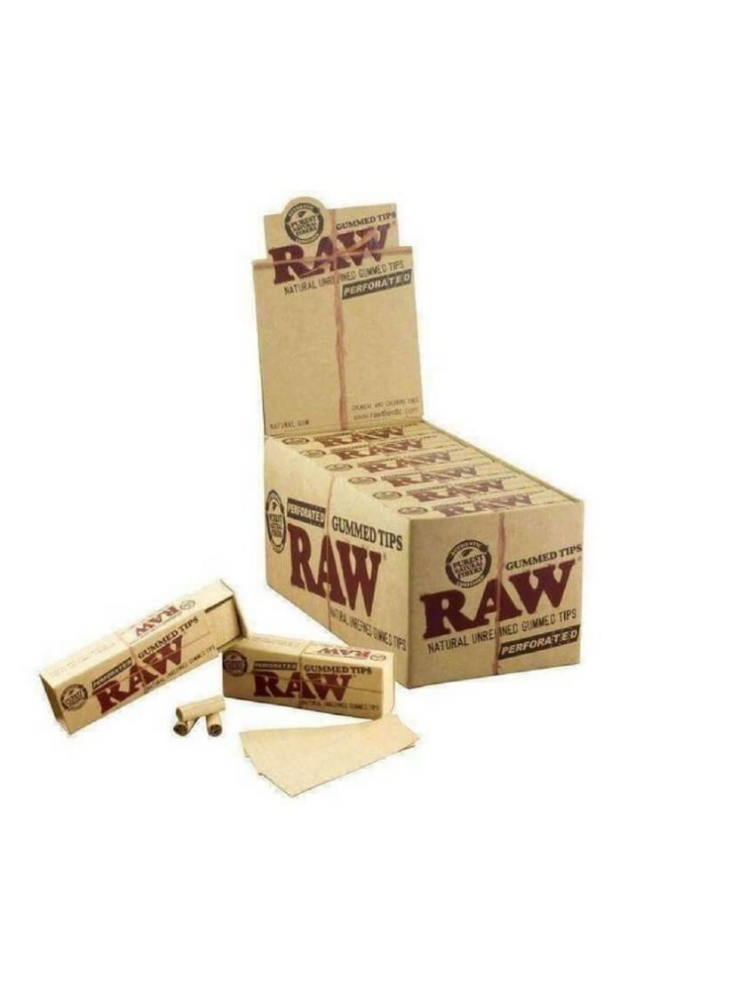 RAW GUMMED TIPS 24 CT