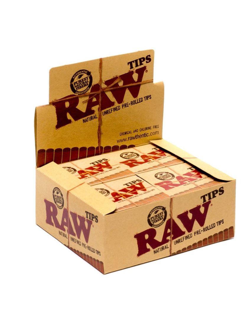 RAW PRE ROLLED TIPS 20 CT
