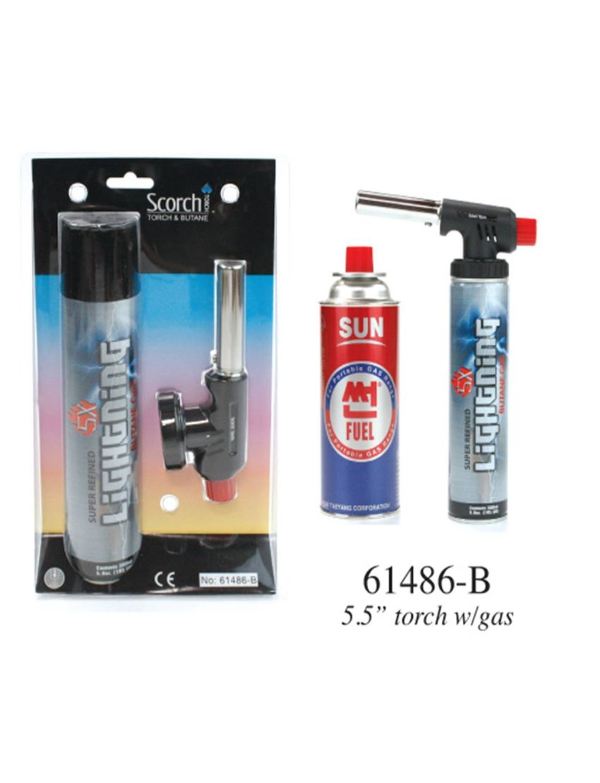 SCORCH 61486-B LARGE TORCH LIGHTER W/GAS BLISTER