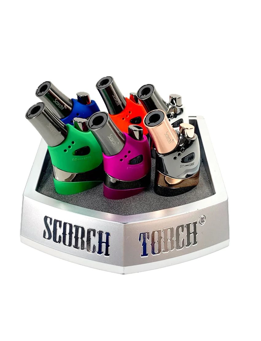SCORCH TORCH SET 61561-1  EASY GRIP PUSH  6 CT
