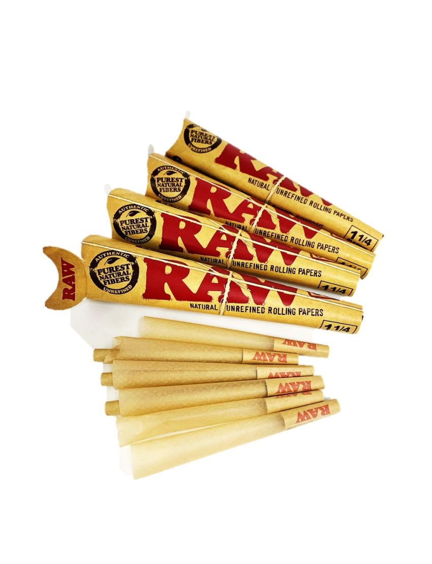 RAW PAPER TIN FOR PREROLLED CONE