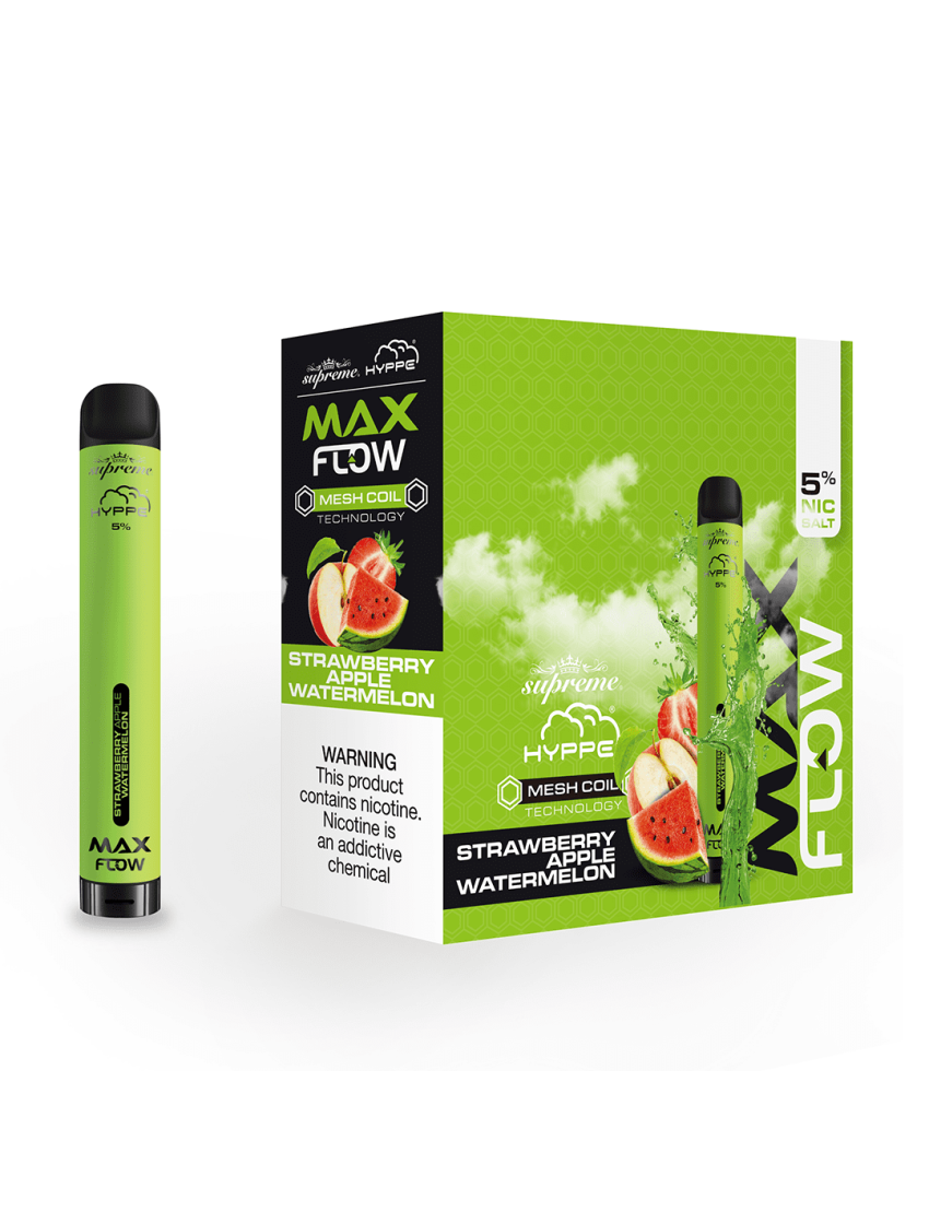 HYPPE MAX FLOW 5% DISPOSABLE 2000 PUFFS 10PK