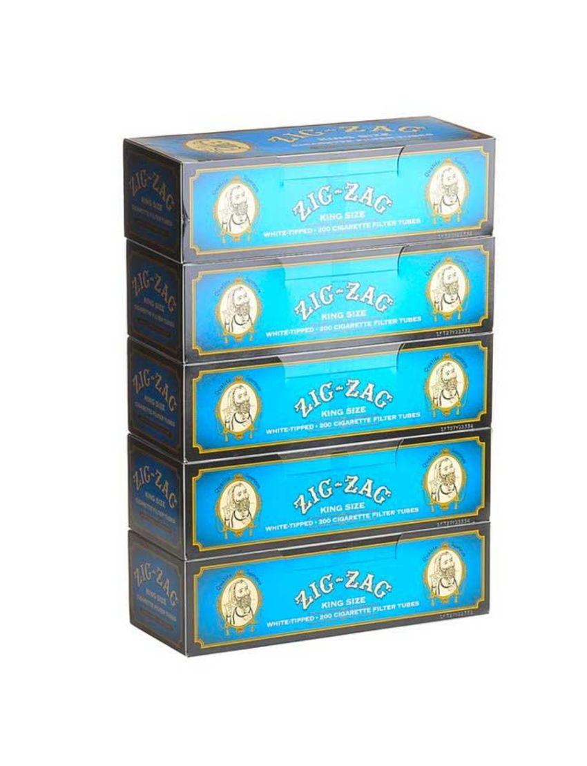 ZIG ZAG BLUE KING TUBES 5PK