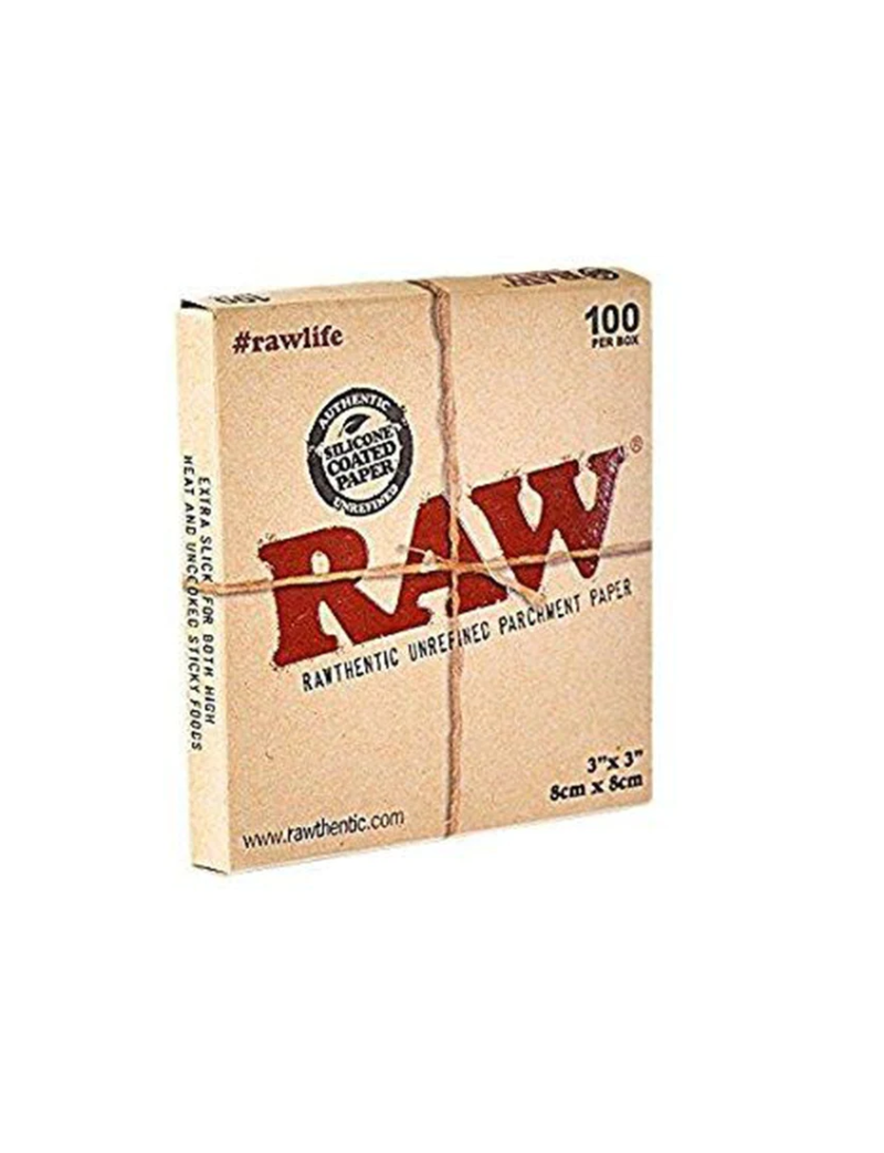 RAW SILICONE COATED 3 X 3 -100 CT