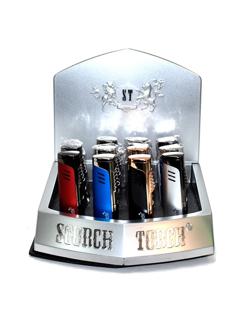 SCORCH TORCH SET 61645-1 TOWER3 TWO TONE 12 CT