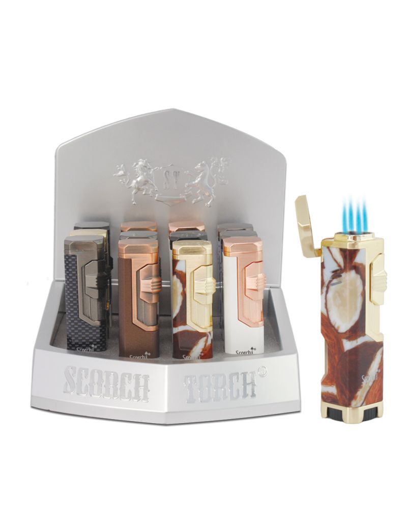 SCORCH TORCH SET 61660-1 4 TORCH HEXAGON 12 CT