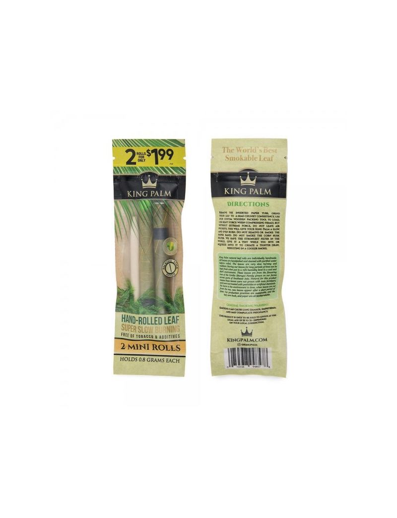 KING PALM SLIM 2 PK PRE PRICED $2.49