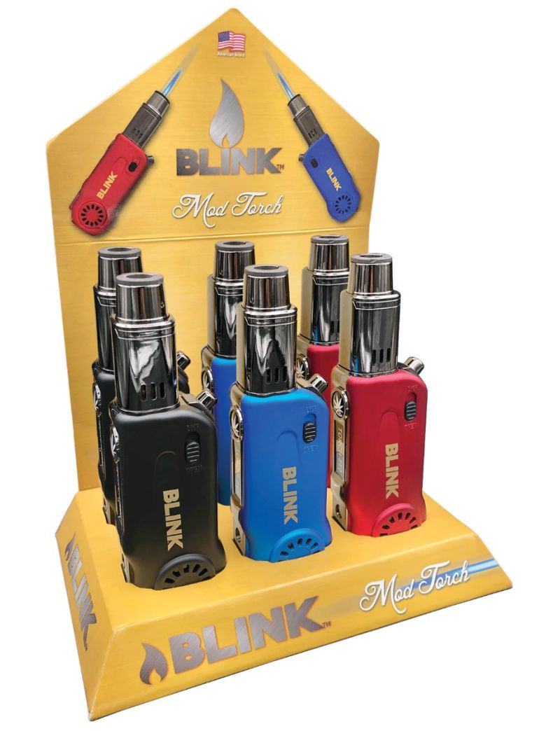 BLINK MOD TORCH LIGHTERS 6 CT DISPLAY