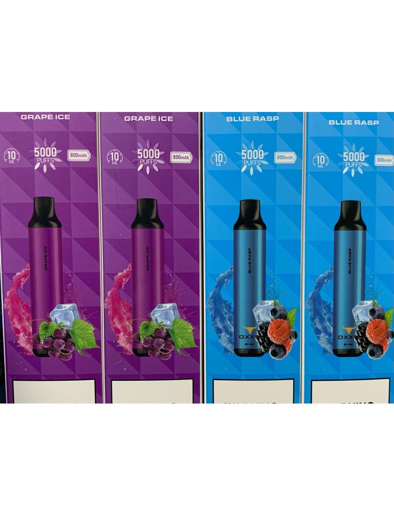 OXXIL DISPOSABLE DEVICE 5000 PUFFS - 10 PCAK