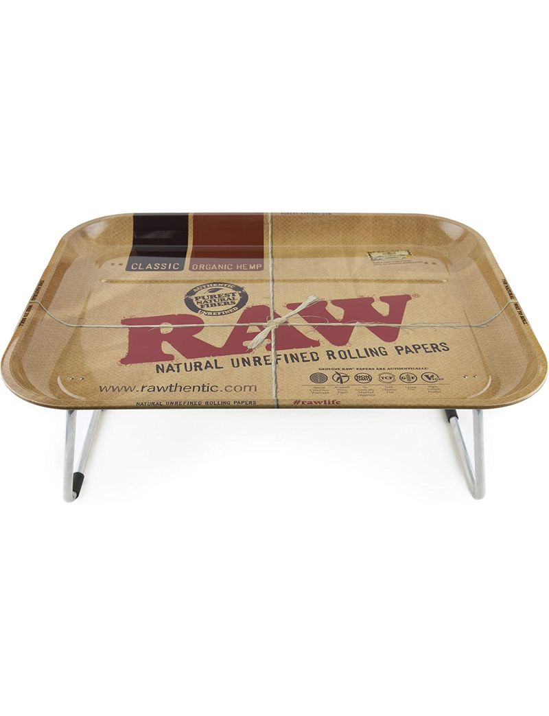 RAW DINNER LAP ROLLING TRAY W/ STAND