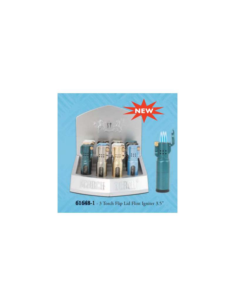 SCORCH TORCH SET 61648-1 TURBO FLIP 12 CT