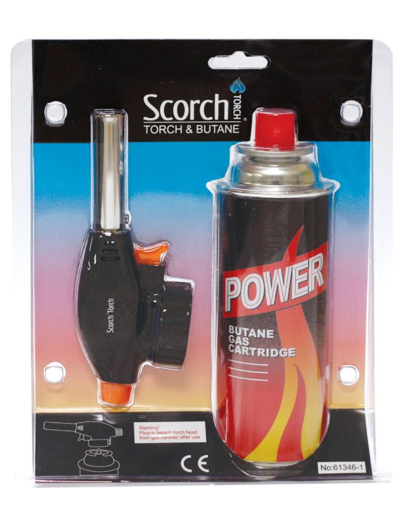 SCORCH 61346-1 LARGE TORCH LIGHTER W/GAS BLISTER