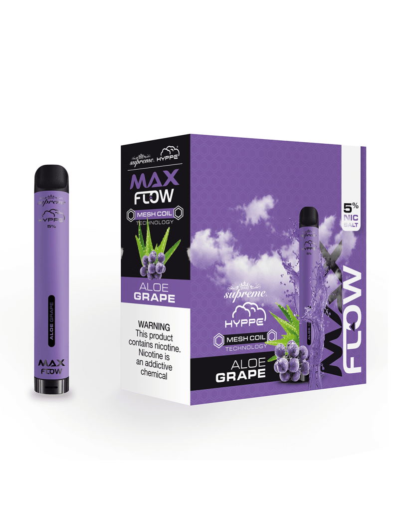 HYPPE MAX FLOW 5% DISPOSABLE 2000 PUFFS 10PK