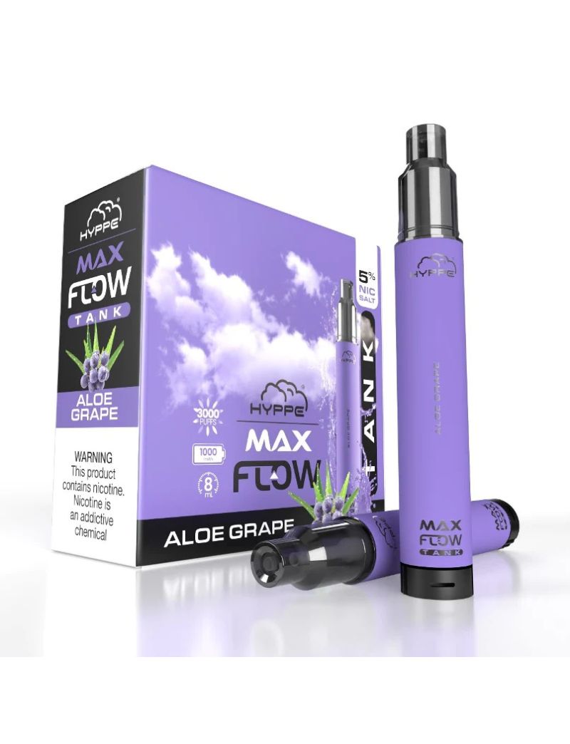 HYPPE MAX FLOW TANK 5% DISPOSABLE 3000 PUFFS 10PK