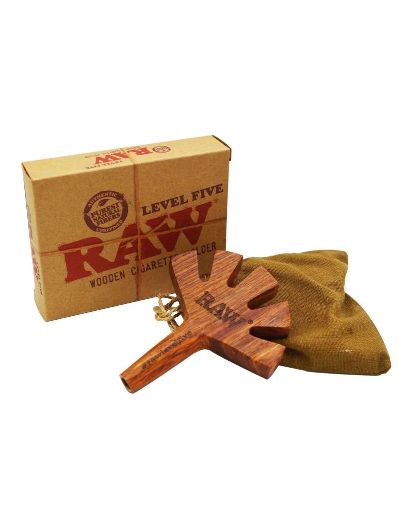 RAW CIG WOODEN HOLDER TRIDENT