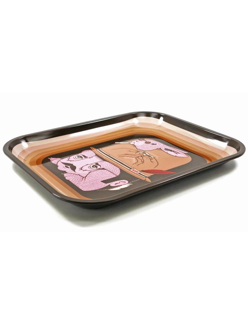 RAW TRAY FISH ARTIST DESIGN METAL LARGE