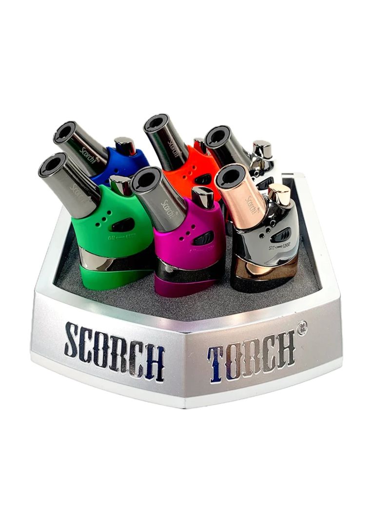 SCORCH TORCH SET 61561-1  EASY GRIP PUSH  6 CT