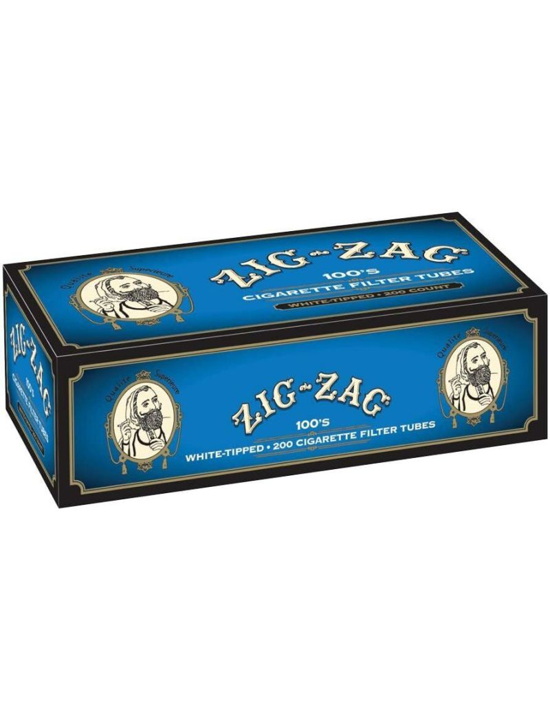 ZIG ZAG BLUE 100'S TUBE 5PK